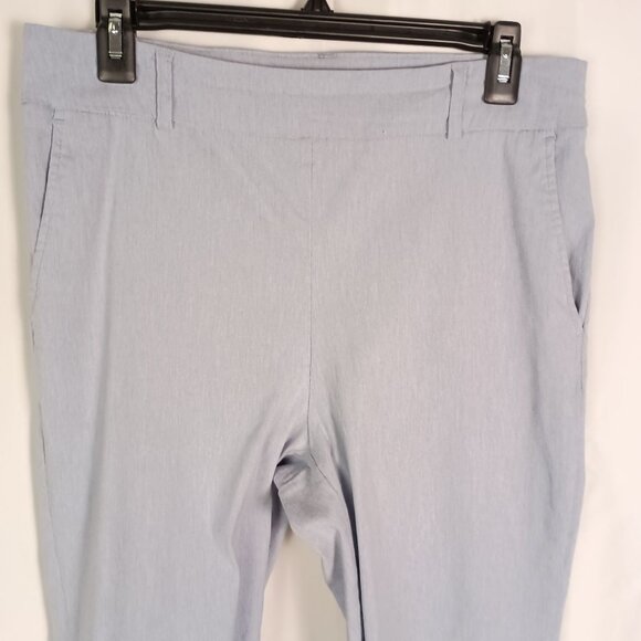 Hilary Radley Pull-On Ankle Pants Tummy Control Stretch Black Women’s Size M - Picture 3 of 6